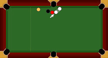 Diagram for Playing Away from a Touching Ball