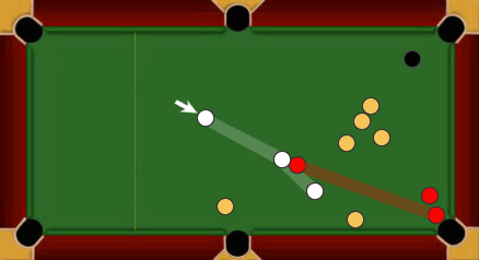 Diagram defining a Legal Shot